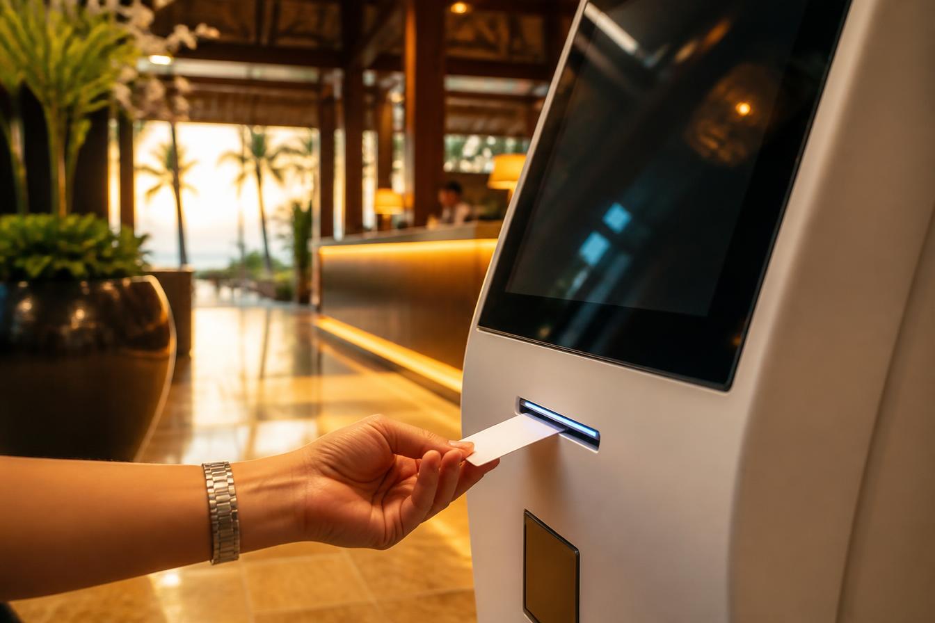 ตู้ Kiosk เช็คอินคุ้มไหม — วิธีคิด ROI อย่างเป็นจริง